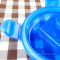 garrafa plástica do molho do produto comestível claro do projeto da empresa com tampa